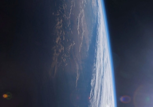 When solar energy hits the earth?